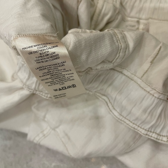 Free People Tahiti Cargo Pants Green Utility Low Rise In Tofu Ivory Size S - Picture 15 of 17